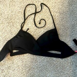 Black cut out bikini top